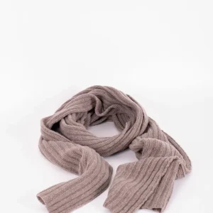Großer Strickschal Kaschmir gerippt